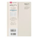 【2025年4月始まり】 日本能率協会 NOLTY(ノルティ) ティオ A5 マンスリーブロック 9301 グレー 月曜始まり