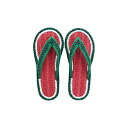 現代百貨 コットンサンダル スイカ レディース RED