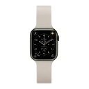 ピージーエー(PGA) AppleWatch 49/46/45/44/42mm用 シリコンバンド アイボリー