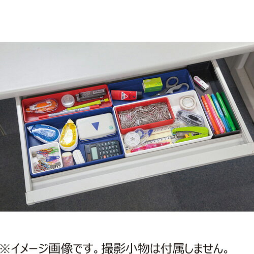 ハンズ(HANDS)楽天市場店のセキセイ　グラン　ブロックケース　デスクトレー　L　GRN−5653　ホワイト｜アングル3