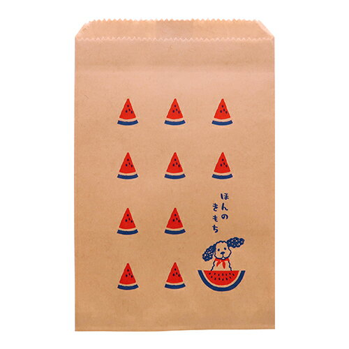 Bags - インディゴ　PP703　平袋　S　いぬとスイカ　10枚入