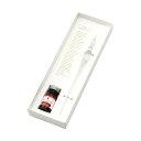 エルバン(HERBIN) Parisカラーズ ガラスペンつむぎ&ミニインクセット ムーランルージュ