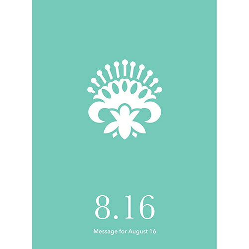 其它 - 草紙堂　花結びメッセージカード　8月16日