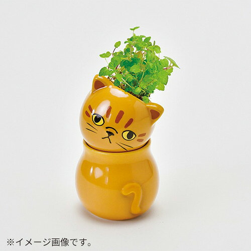 ハンズ(HANDS)楽天市場店の聖新陶芸　コロコロキャット　GD1026−1　ミント｜アングル3