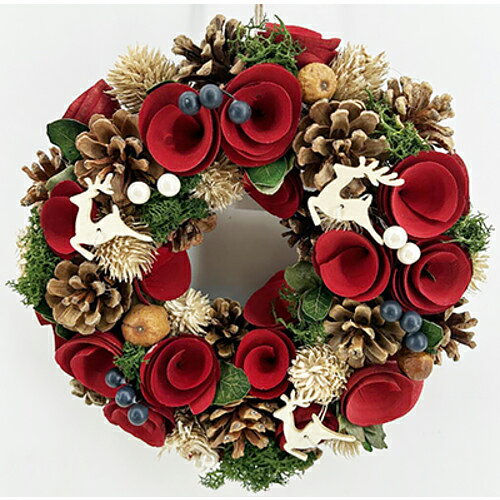 詳細説明【特長】・自然葉を使用したハンドメイドタイプのナチュラルリース。&nbsp;商品仕様（スペック）カラー：ディア本体サイズ（約）：幅250×奥75×高250mm自然葉を使用したハンドメイドタイプのナチュラルリース