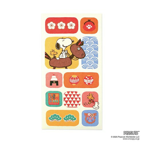 フロンティア スヌーピー 伊予和紙ぽち袋 大 お正月 3枚入