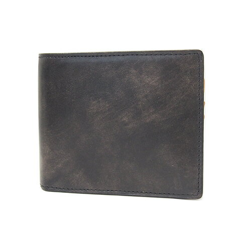 ジャルックススタイル（JALUX_STYLE）　ミュージアムカーフ　二つ折り　ブラック│財布・名刺入れ　二つ折り財布