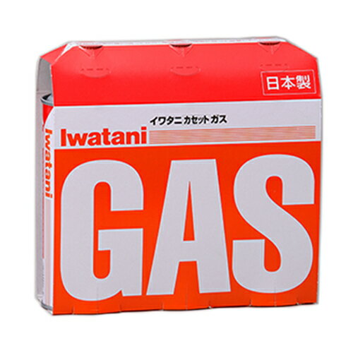 岩谷産業　イワタニ（Iwatani）　カセットガス　CB−250−OR　オレンジ　3本入り│キャンプ・バーベキュー用品