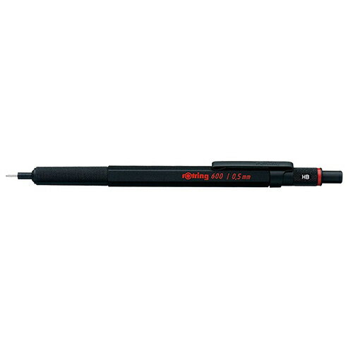 ロットリング（rOtring）　600　メカニカルペンシル　0.5mm　ブラック