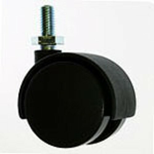 八幡ねじ（YAHATA）　双輪キャスターネジ　W1／4　黒