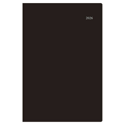 Memo Pad - 【2026年4月始まり】　ダイゴー　アポイント　チャートシリーズ　A5　マンスリーブロック+ガントチャート　E1151　ブラック　月曜始まり