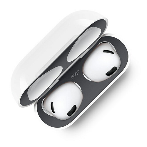 【AirPods3】 エラゴ(elago) DUST GUARD ダークグレー 【AirPods3】 エラゴ(elago) DUST GUARD ダークグレー
