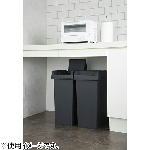 新輝合成 ユニードスライドペール 33L チャコールブラック [3]