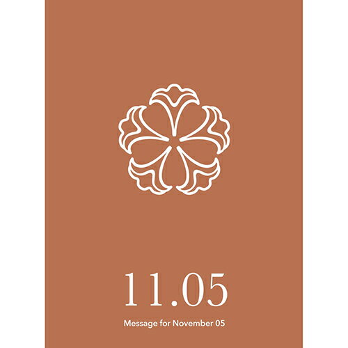 草紙堂　花結びメッセージカード　11月5日