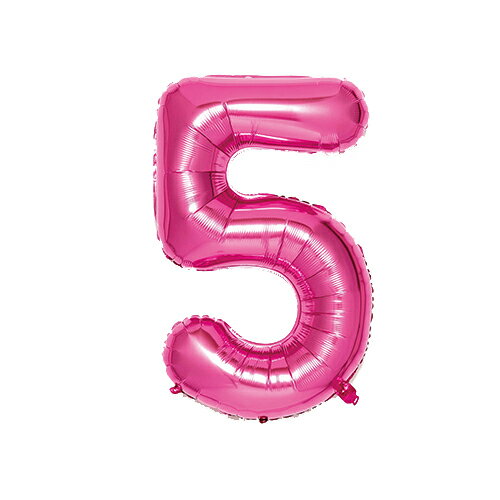 いろは出版　ナンバーバルーン　[5]　SFNP-05　ピンク