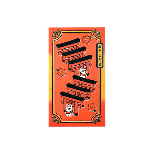 フロンティア 中村杏子 伊予和紙ぽち袋 鳥居