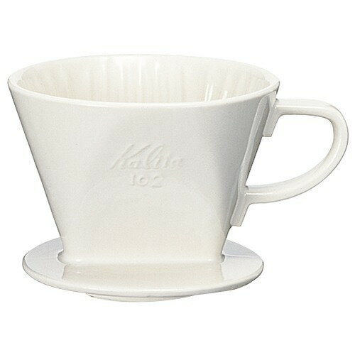 カリタ陶器ドリッパー　102　ロト　ホワイト│コーヒー用品・茶器　コーヒードリッパー・フィルター