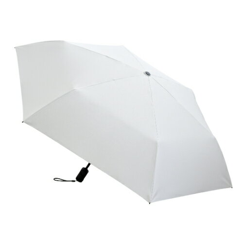 hands＋　東レ　サマーシールド　晴雨兼用　軽量自動開閉　折りたたみ傘　55cm　ホワイト