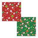 【クリスマス】 包む 包装紙 サンタパレット CH050 2枚入