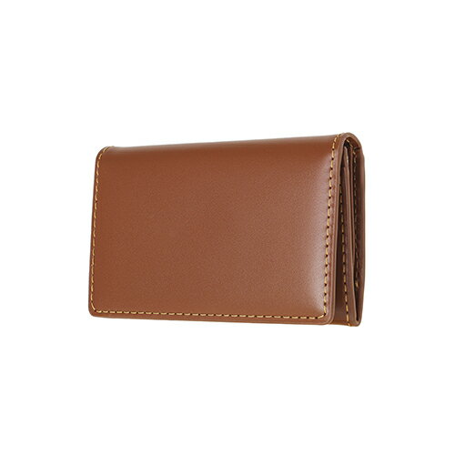 ハンズオリジナル　牛革製ベーシック名刺入れ　ブラウン