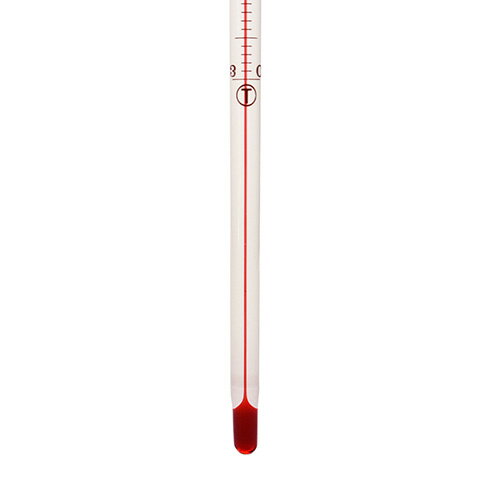 オカ　アルコール棒温度計　30cm　-30〜50℃