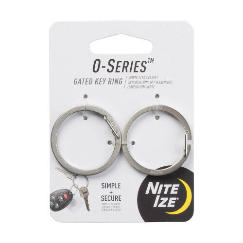 ナイトアイズ(Nite Ize) Oキーリング ステンレスシルバー 2個入 ナイトアイズ(Nite Ize) Oキーリング ステンレスシルバー 2個入