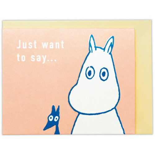 ホールマーク(Hallmark) ミニカード サンキュー 立体 ムーミン 812744 ムーミンと花