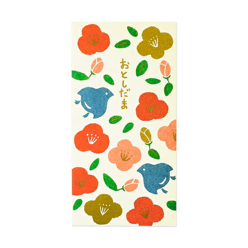 フロンティア ふわり 年賀ぽち袋 大 つばき 3枚入