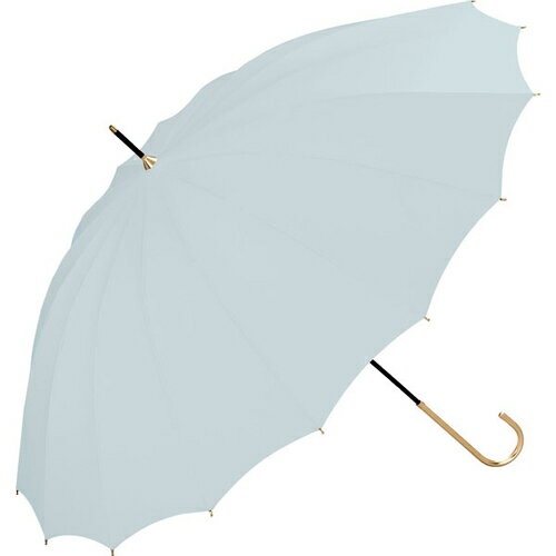 ダブリュピーシー（Wpc.）　16本骨ソリッド　ブルーグレー│傘・レインウェア・雨具　傘