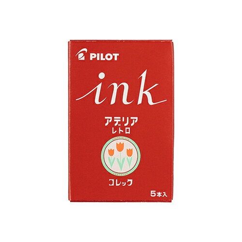 パイロット（PILOT）　アデリアレトロ×パイロット　万年筆用カートリッジインキ　コレック　CSIRF5SARKO－R　レッド　5本入│万年筆　万年筆インクのサムネイル