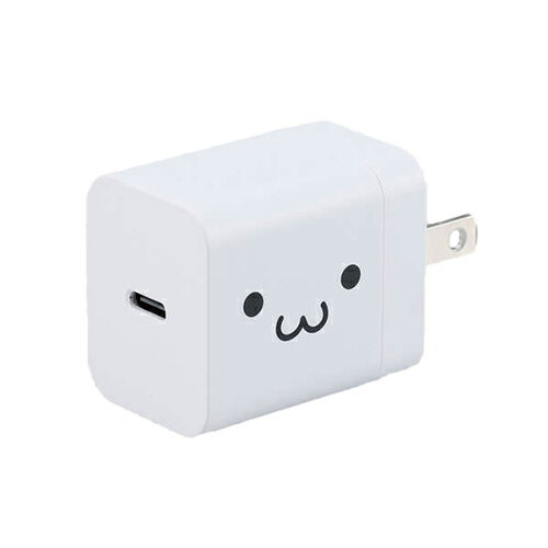 エレコム（ELECOM）　USB　Power　Delivery　20W　AC充電器（C×1）　MPA-ACCP6820WF　しろちゃん