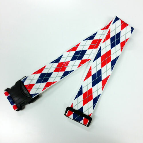 コンサイス ワールドバゲッジベルト60 アーガイル ホワイト