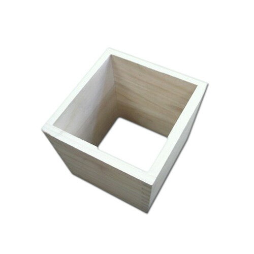 桐キューブBOX　白木　300×300