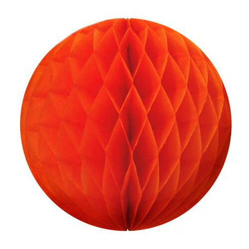 エクセルポイント ハニカムボール 直径10cm 9010／05 オレンジ 2個入│パーティグッズ 装飾用品 旗 のぼり