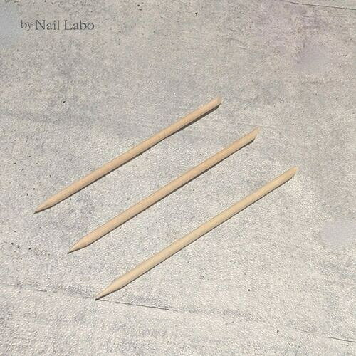 ハンズ(HANDS)楽天市場店のバイネイルラボ（by　Nail　Labo）　ネイルウッドスティック　M　BNL04524　3本入｜アングル2