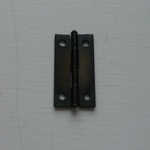 コニビオラ　細丁番　黒ニッケル　14mm　H−21N　4個