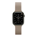 ピージーエー(PGA) AppleWatch 49/46/45/44/42mm用 シリコンバンド ベージュ