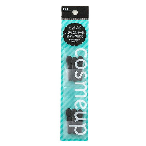 貝印(KAI) cosmeup アイシャドーチップ ショートシングル6P HC3746 6個入り