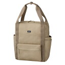 ヘルスニットプロダクト×ハンズ be with fam bag トートリュック ベージュ