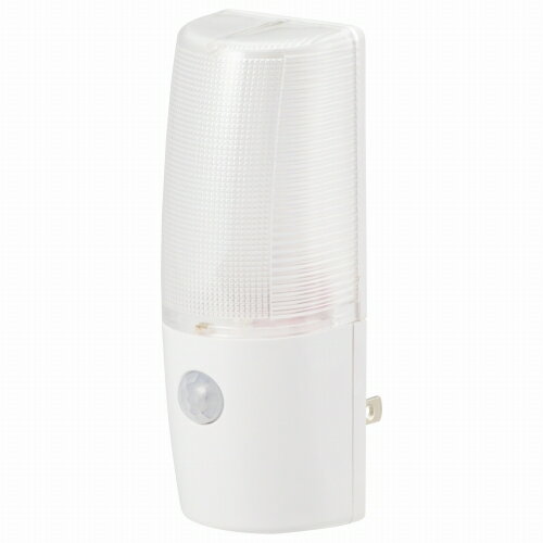 オーム電機（OHM）　明暗・人感センサー式ナイトライト　屋内用　白色LED　NIT-ALA6JCL-WN