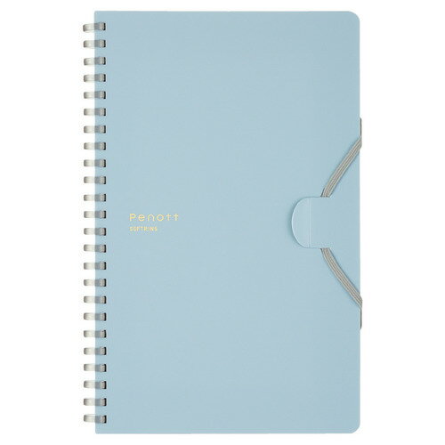 コクヨ（KOKUYO）　ソフトリングノート　ぺノット　5mm方眼　A5変形　ス-SP137S5-B　ブルー