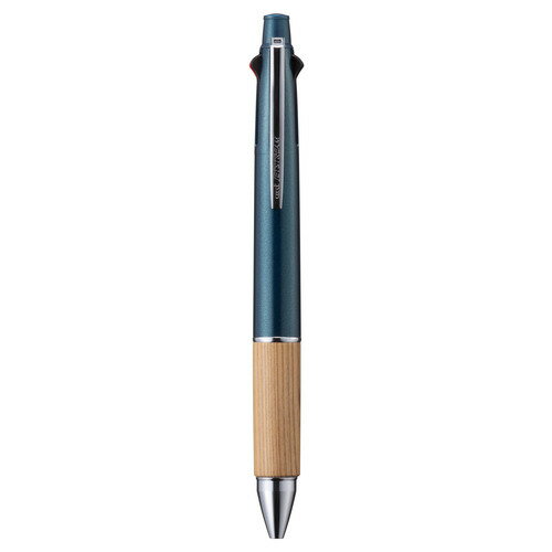 三菱鉛筆×ハンズ　グリーンブランチプロジェクト　ジェットストリーム4＆1　0.5mm　ティールブルー│ボールペン　多機能ペン