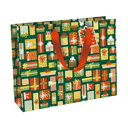 【クリスマス】 クレールフォンテーヌ(Clairefontaine) ペーパーバッグ スウィートクリスマス L cfX−34644−6