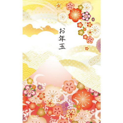 【年賀用品】 フロンティア お年玉ポチ袋 紅梅富士 PCH-285