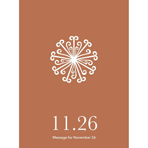 草紙堂 花結びメッセージカード 11月26日の商品画像