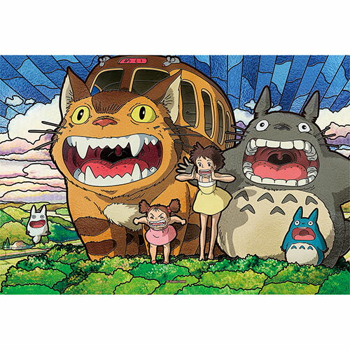 エンスカイ　アートクリスタルジグソーパズル　となりのトトロ　空にひびけ　300-AC045　300ピース