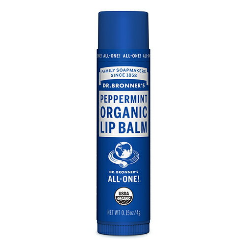 ドクターブロナー(DR.BRONNER’S) オーガニックリップバーム ペパーミント 4g ドクターブロナー(DR.BRONNER’S) オーガニックリップバーム ペパーミント 4g