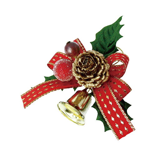 【クリスマス】　インディゴ　XR825　オーナメント　ラージベル　レッド