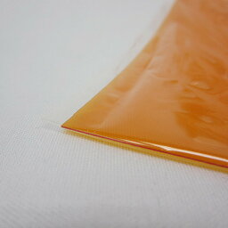 塩ビ板　330×360×0.4mm　クリアオレンジ│樹脂・プラスチック　塩ビ板