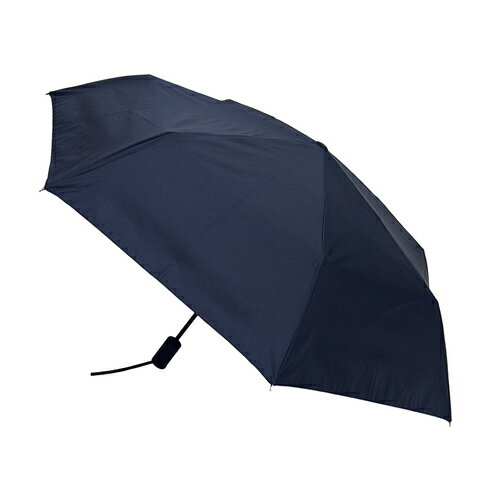 hands＋　自動開閉　超撥水折りたたみ傘　55cm　ネイビーボーダー│傘・レインウェア・雨具　折りたたみ傘